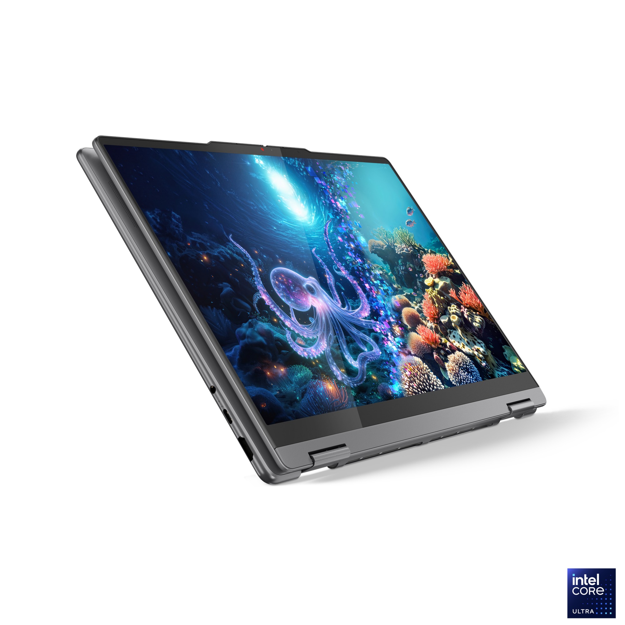 Laptop 2 në 1 Lenovo Yoga 7i 14ILL10, 14", Intel Core Ultra 7 258V, 32GB RAM, 1TB SSD, Intel Arc Graphics 140V, i hirtë