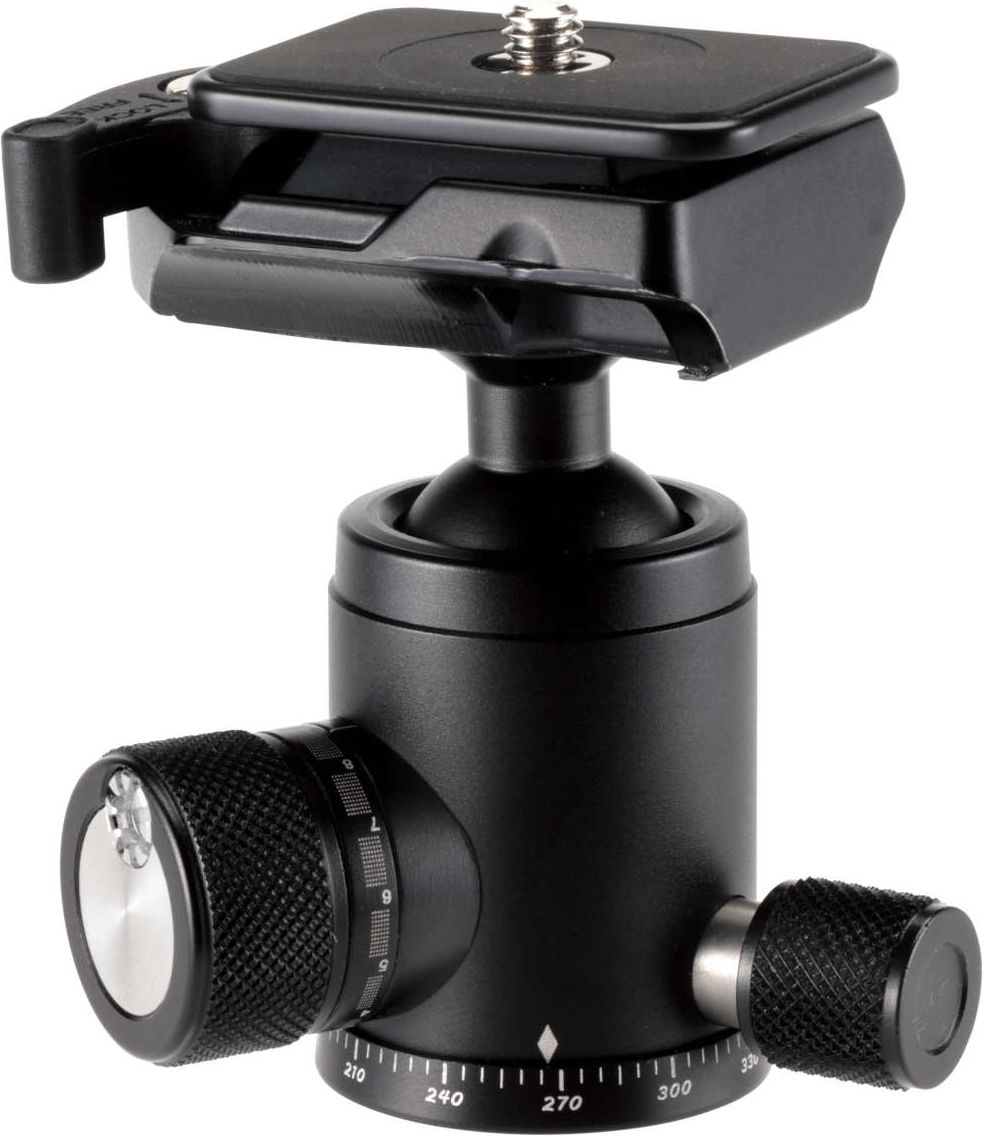 Kokë tripodi Velbon QHD-S4M, ball head, lidhje 1/4", e zezë