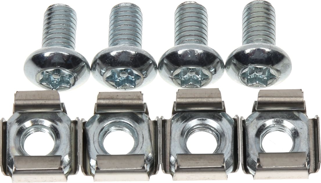 Панел за кабинети рек ДЕЛТА A19-PK, 19\", со четки за кабли, црн