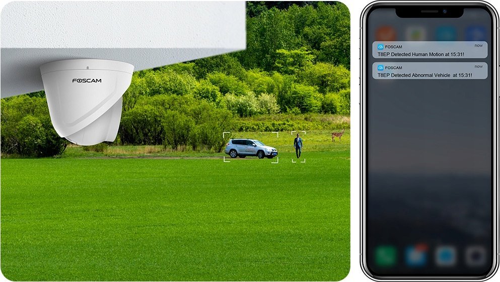 Kamerë IP Foscam T8EP, 8MP 4K, PoE, e zezë