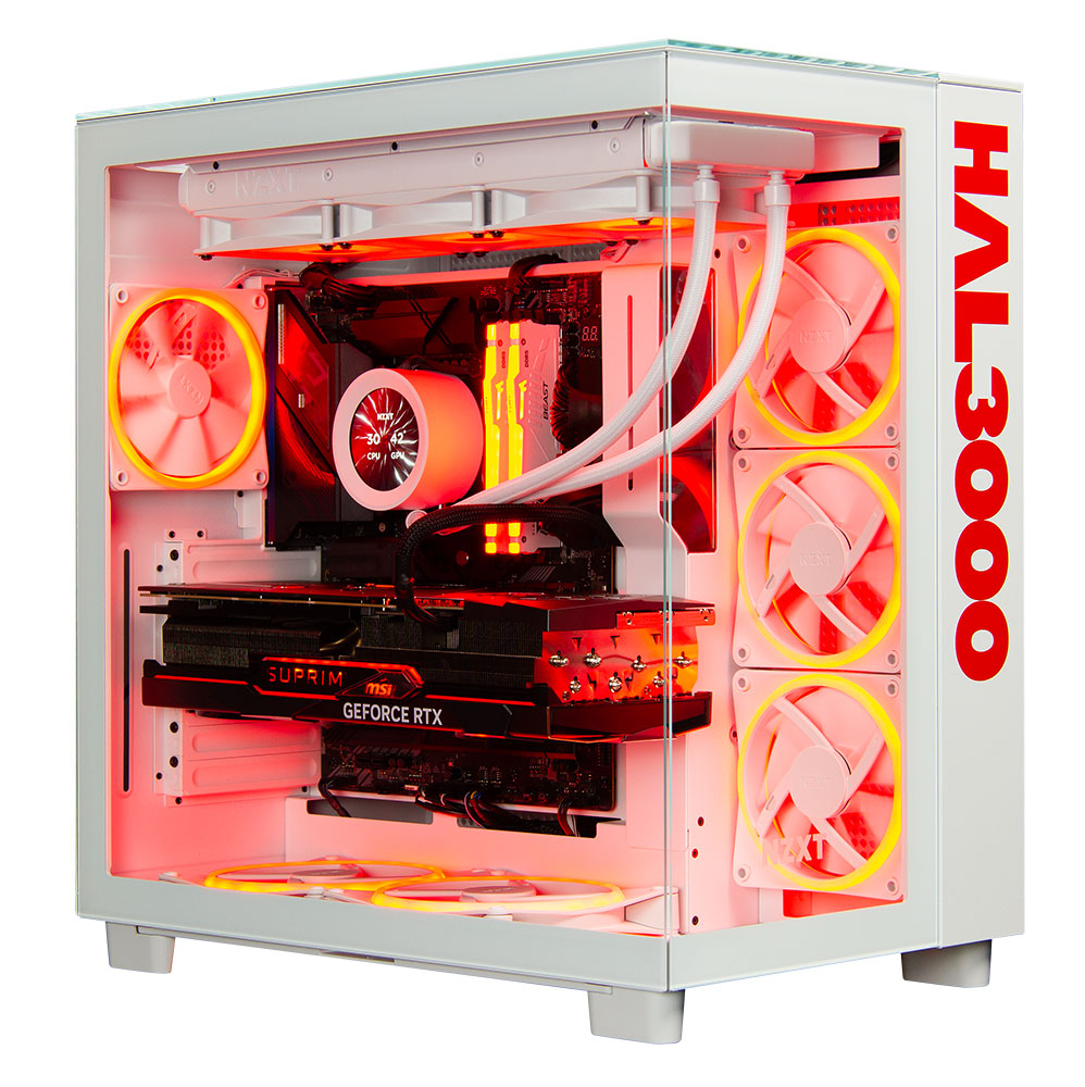 Kompjuter desktop HAL3000 Herní sestava MČR 2024, Intel Core i9-14900KF, 64GB RAM, 4TB SSD, RTX 4090, i bardhë