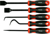 Set grepash dhe gërvishtësesh Yato, 5 copë, dorezë plastike