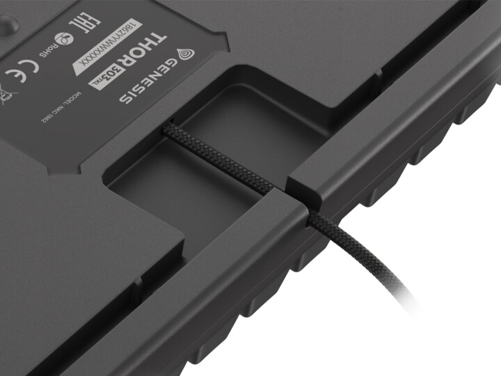 Tastierë Genesis Thor 303, Outemu Red, Hot-swap, US, e zezë