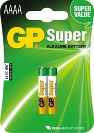 Bateri GP Super AAAA, 2 copë