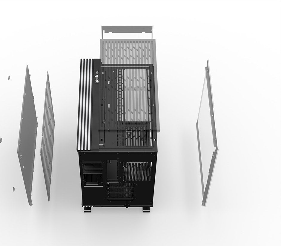 Kutia PC Be Quiet Light Base 600 DX, midi tower, ATX, xham i temperuar, e zezë