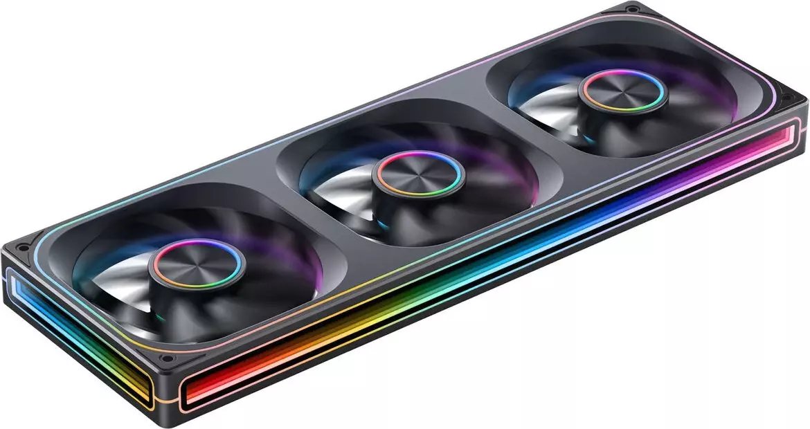 Ventilator ftohës PC Jonsbo ZA-360, 360mm, PWM ARGB, i zi