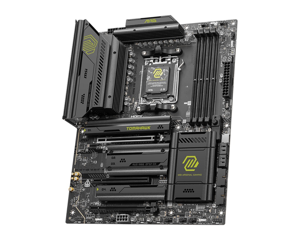 Pllakë amë MSI MAG X870E Tomahawk WiFi, AMD X870E, Socket AM5, ATX, e zezë