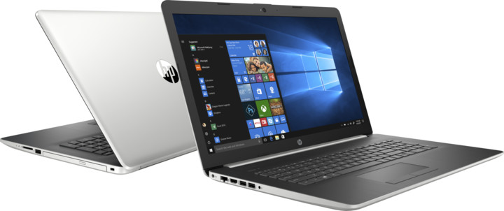 Laptop HP 17 (17-by0017nc), Intel Core i3-7020U, DDR4 8GB, AMD Radeon 520, SSD 128GB/HDD 1TB, 17.3 ", i argjendtë