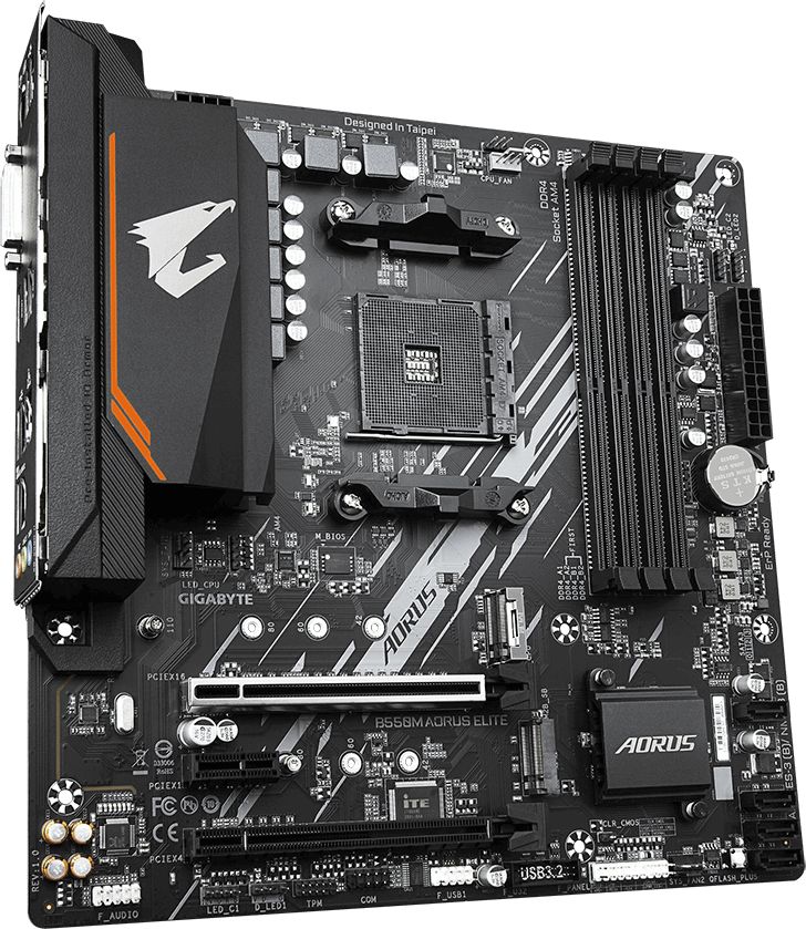 Pllakë amë Gigabyte B550M AORUS ELITE, AMD B550, mATX