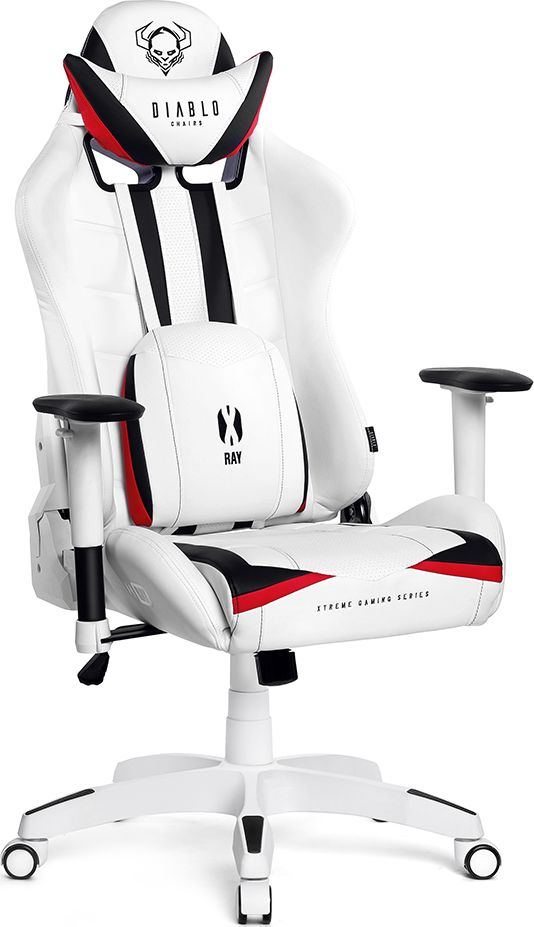 Karrige gaming Diablo Chairs X-RAY Armchair King Size XL, e bardhë