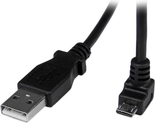 Kabllo MicroUSB StarTech, 2 m, e zezë