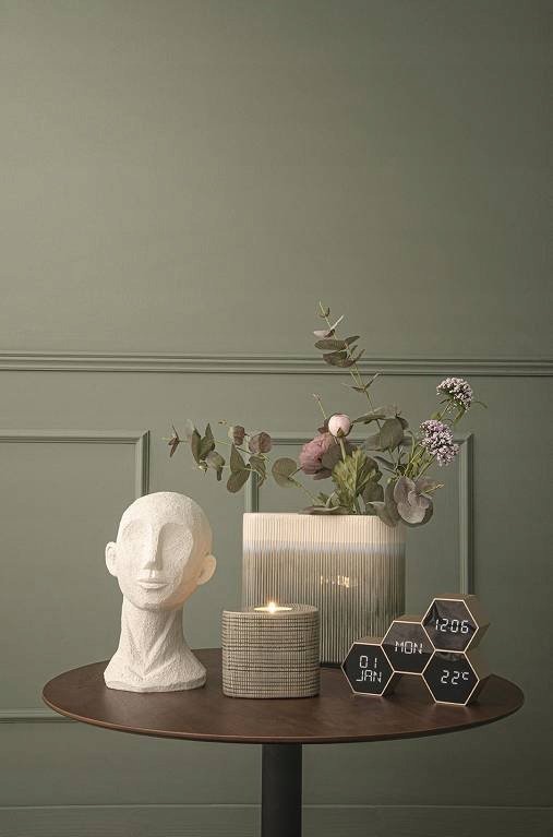 Будилник Karlsson KA5805GD, 17.5 x 4.5 x 12 cm, златна боја