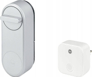 Bravë inteligjente Yale Linus Smart Lock Bosch, kontroll me aplikacion, montim mbi bravën ekzistuese, gri