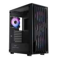 Kasë REYON Nest Quarry ARGB (PNQ04B), e zezë