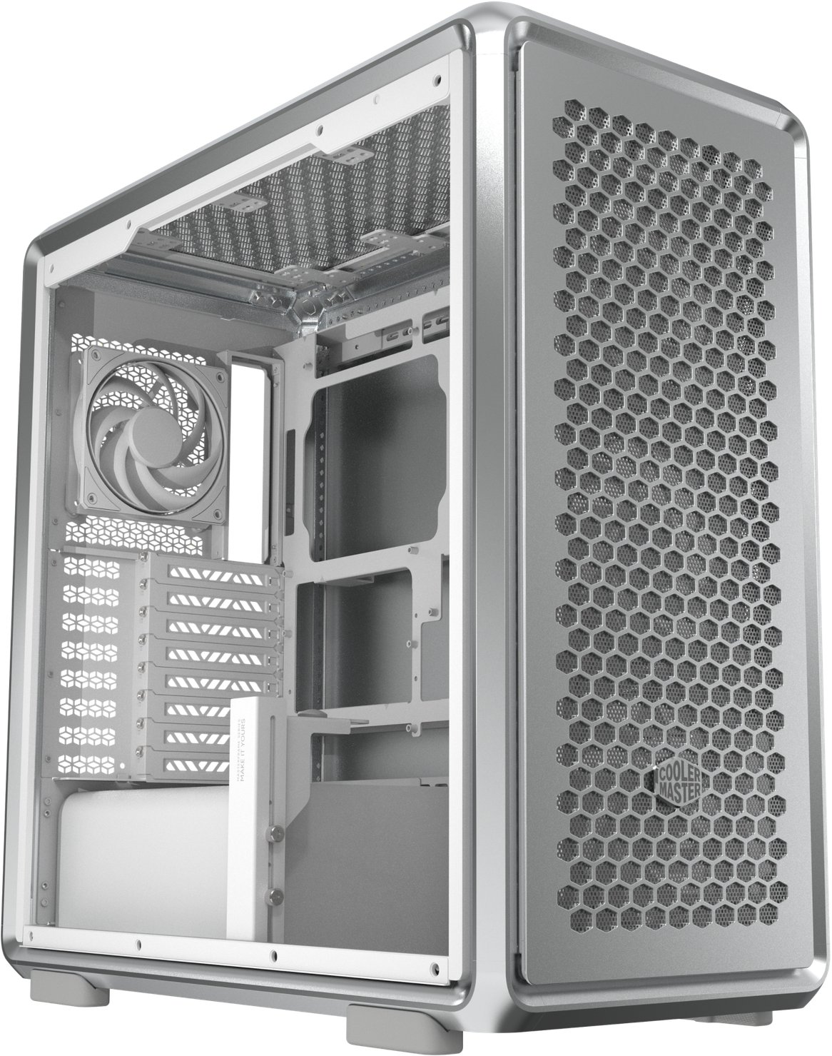 Kase PC Cooler Master MasterFrame 600, MIDI Tower, e argjendtë