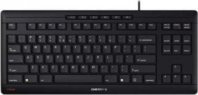 Tastierë Cherry Stream TKL, USB, QWERTY anglisht, e zezë