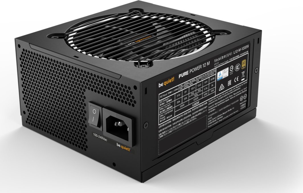 Burim energjie be quiet! Pure Power 12 M BN346 ATX 3.0, 1200W