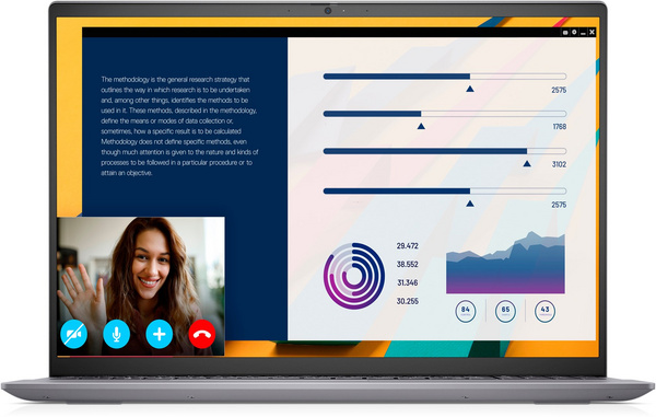 Laptop DELL Vostro 5620, 16", 16 GB RAM, 256 GB SSD, Intel® Core™ i7, Iris Xe, i hirtë