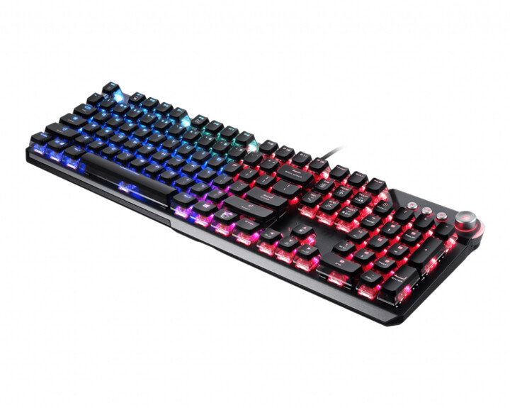 Tastierë MSI Vigor GK71 Sonic, MSI Sonic Blue, US, e argjendtë