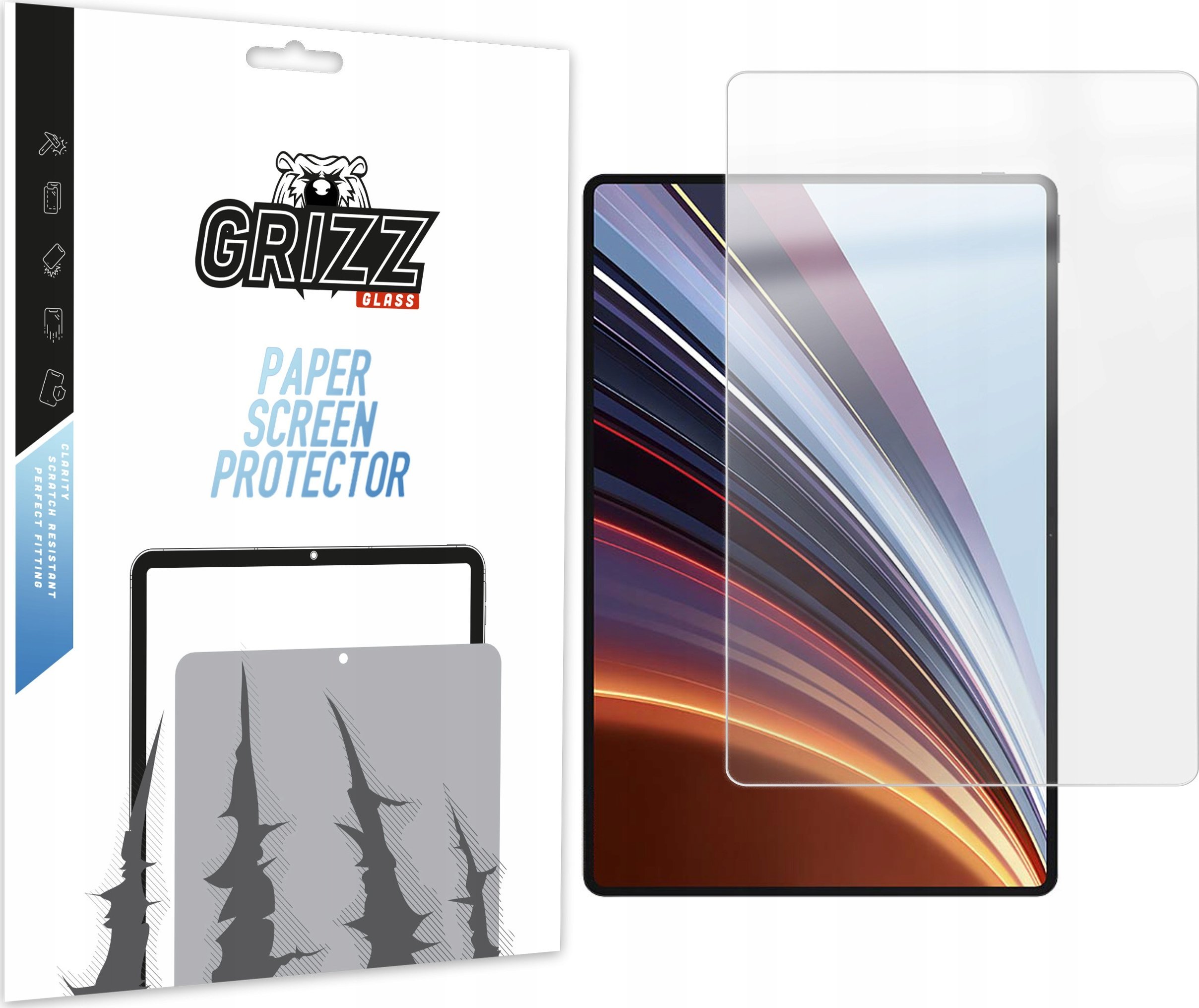 Folie mbrojtëse Grizz PaperScreen për Honor Pad GT Pro, anti-gërvishtje, mat, transparente