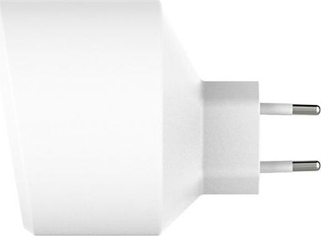 Karikues muri Xqisit Wall Charger 2.4A, Dual USB QC 3.0, i bardhë