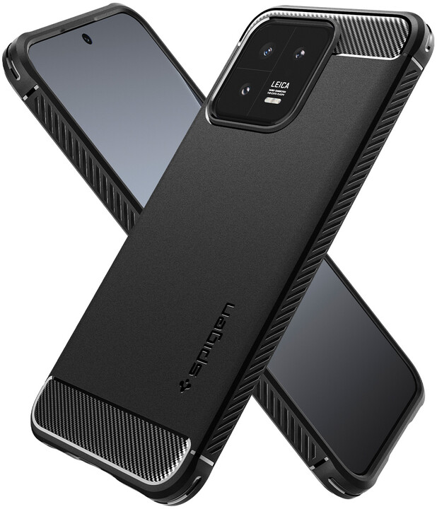 Mbrojtëse Spigen Rugged Armor për Xiaomi 13, e zezë