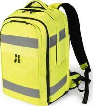 Çantë shpine Dicota Backpack Hi-Vis, 17.3", 32-38L, e verdhë reflektuese