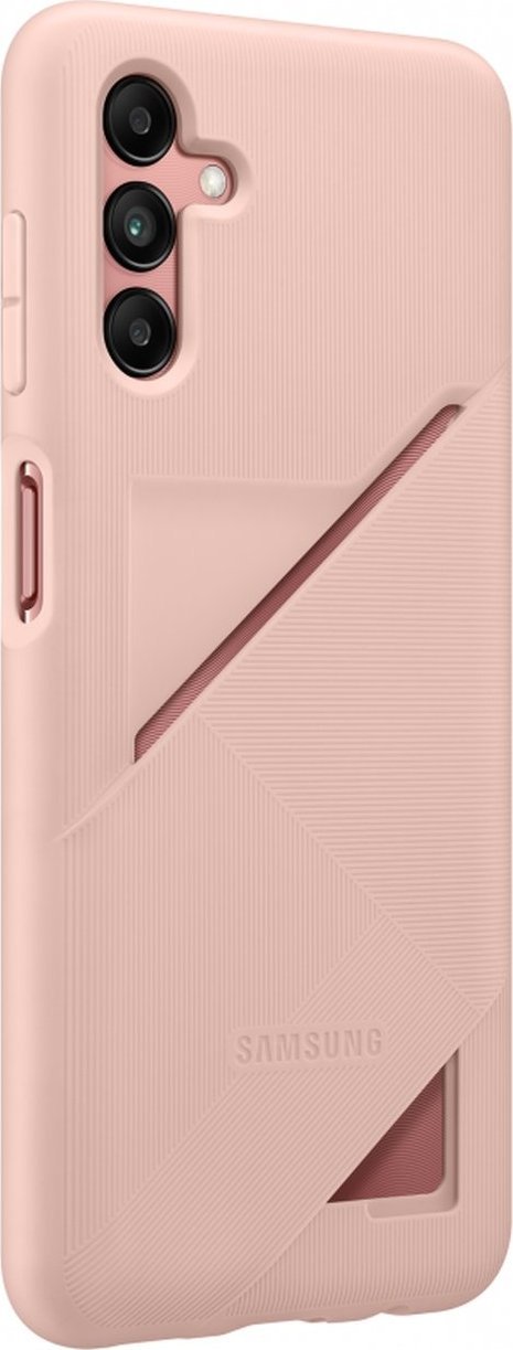 Mbulesë telefoni Samsung Card Slot Cover për Galaxy A04s, silikon, me xhep për karta, bakër