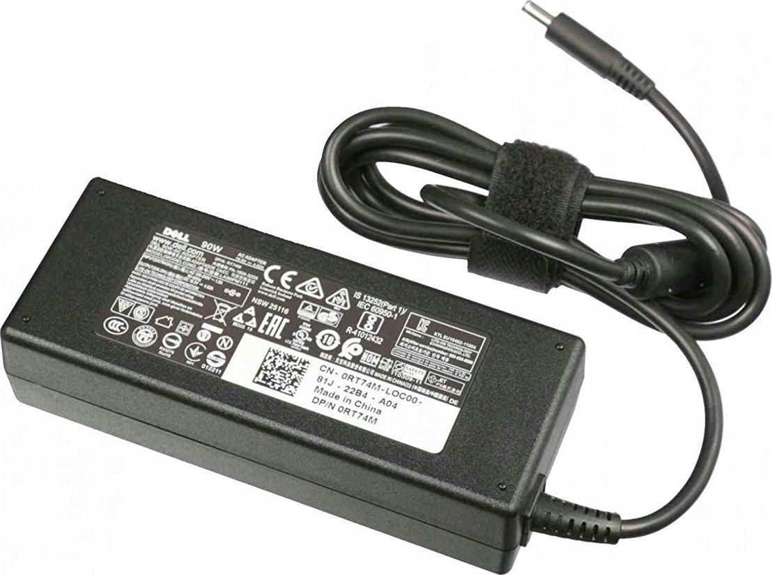 Adapter karikues Dell AC, 90W, 19.5V, i zi