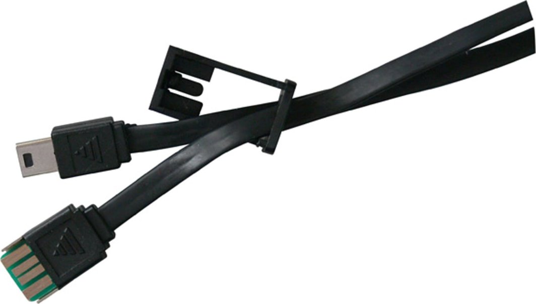 Kabllo USB Logo, USB A 2.0, 0.3m, e zezë