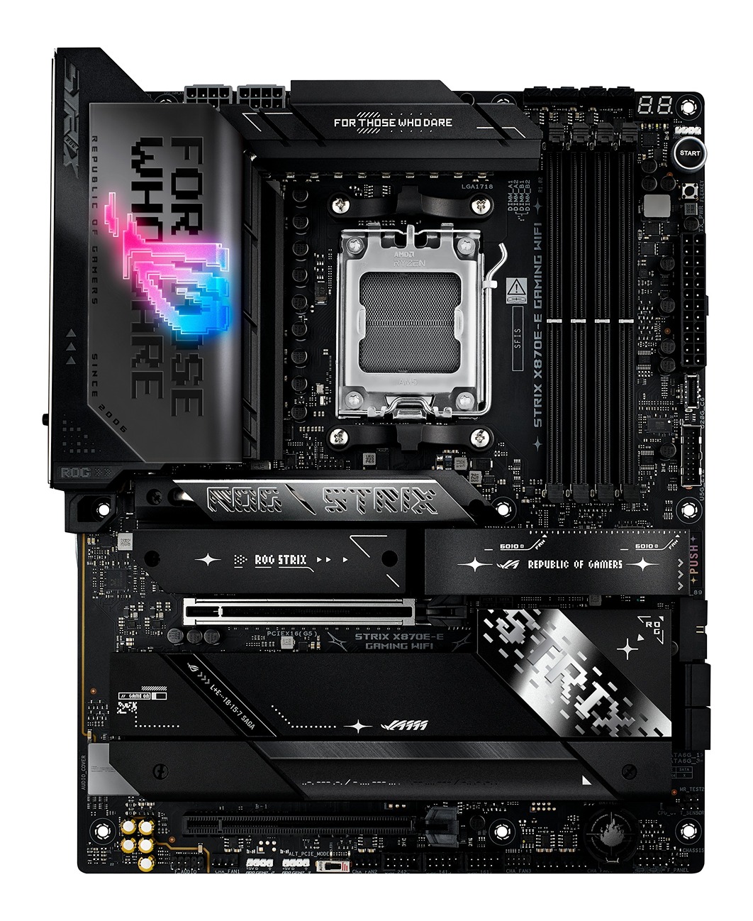 Pllakë amë ASUS ROG Strix X870E-E Gaming WiFi, AMD X870E, Socket AM5, ATX