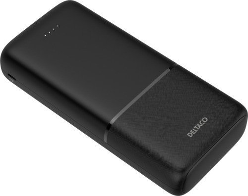 Karikues portativ Deltaco PB-C1008, 20000mAh, 3 porta, i zi