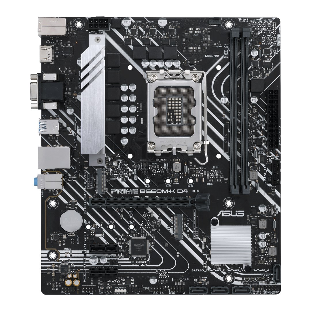 Pllakë amë ASUS PRIME B660M-K D4 - Intel B660