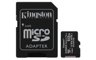 Kartë e memories Kingston Canvas Select Plus, SDXC, 512 GB, Class 10 + përshtatës SD