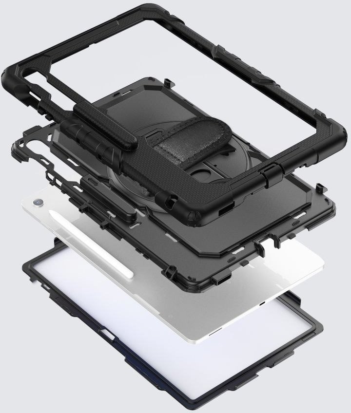 Заштитна навлака за таблет Tech-Protect Solid, Galaxy Tab S10 FE+ 13.1 X620 X626B, црна