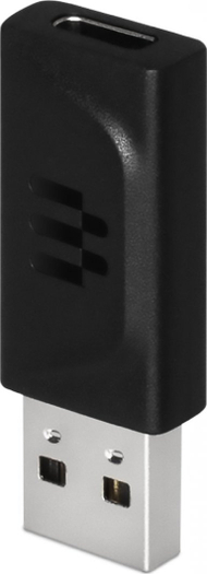 Adapter USB EPOS USB C në USB A, alumin, 3A, i zi