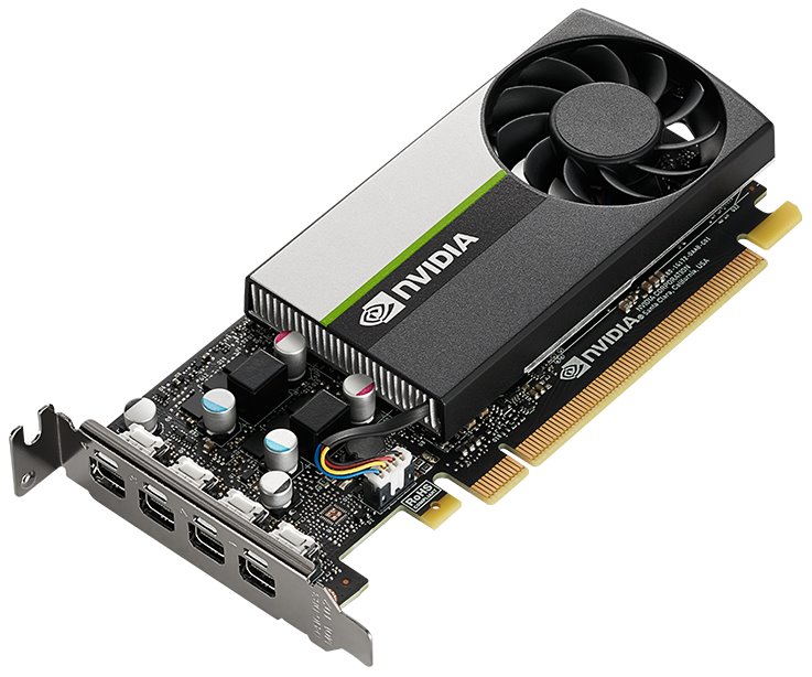 Kartelë grafike PNY NVIDIA T1000, 4GB GDDR6, e zezë 