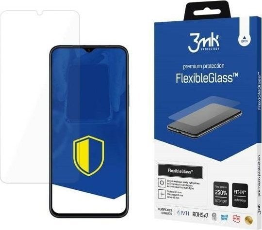 Mbrojtës ekrani 3MK FlexibleGlass për Honor X7A, xham hibrid, ultra i hollë, transparent