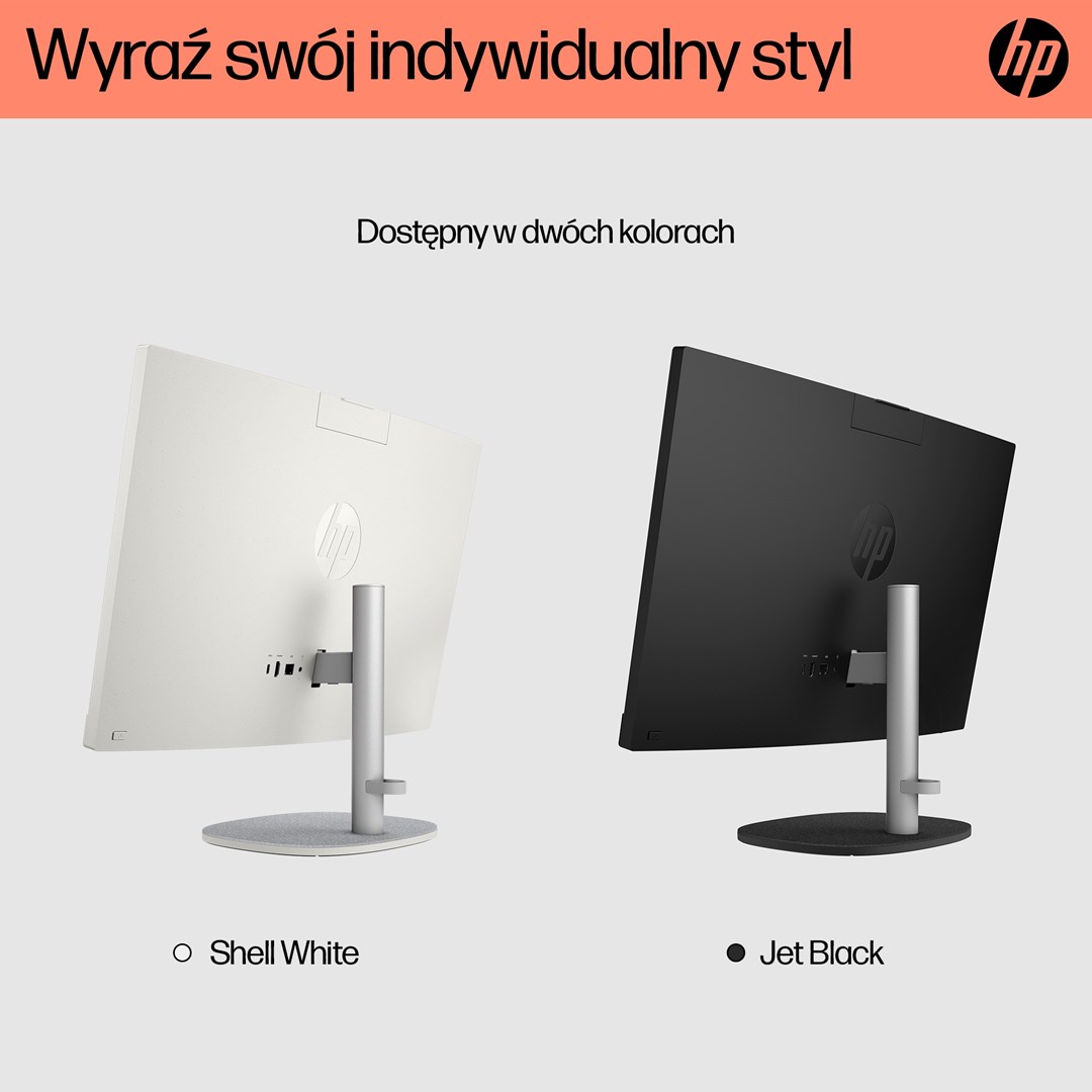 Kompjuter All-in-One HP 24-cr0008nw, Athlon Silver 7120U, 8GB, 512GB, i bardhë