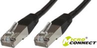Kabllo rrjeti MicroConnect, FTP, CAT6, 10 m, e zezë