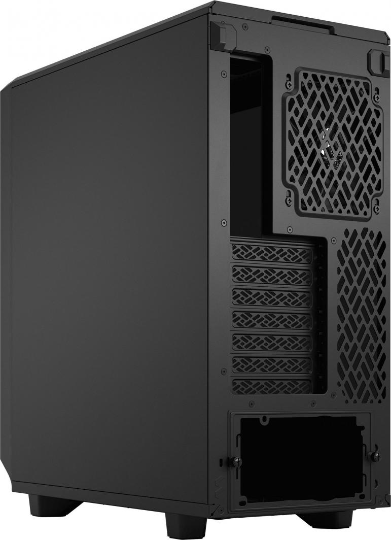 Kasë Fractal Design Meshify 2 Compact TG Dark Tint, e zezë, Midi Tower