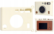 Силиконска навлака LoveInstant за Fujifilm Instax Mini Evo, бела