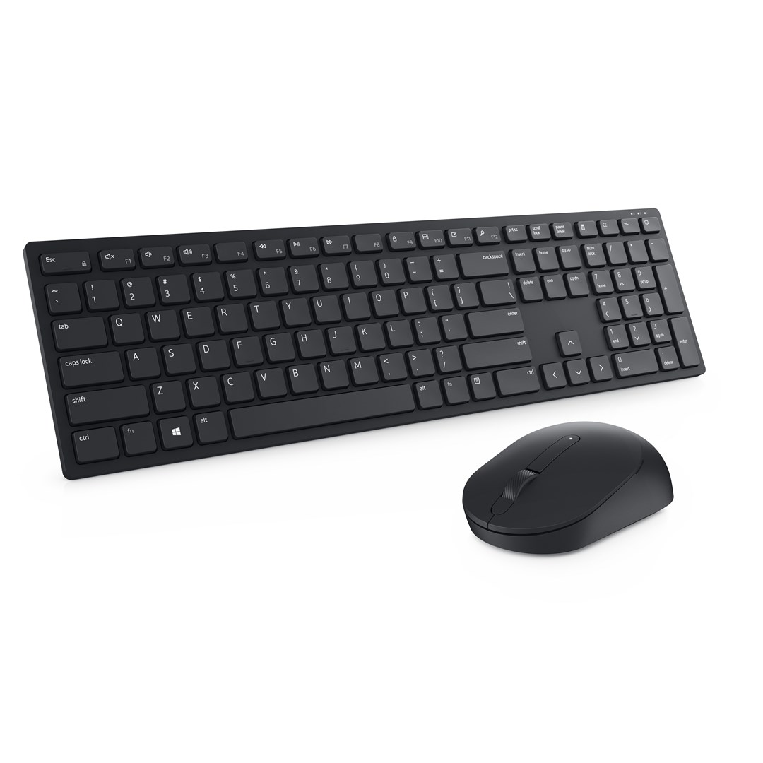 Set tastierë dhe maus Dell KM5221W, Wireless, 2.4 GHz, 1600 dpi, e zezë