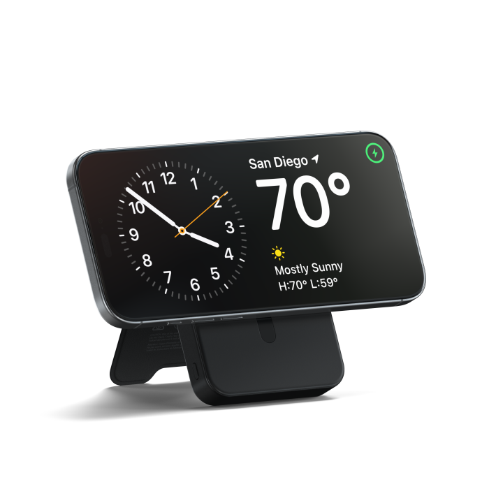 Satechi Qi2 10K Magnetic Power Bank with Stand, Black