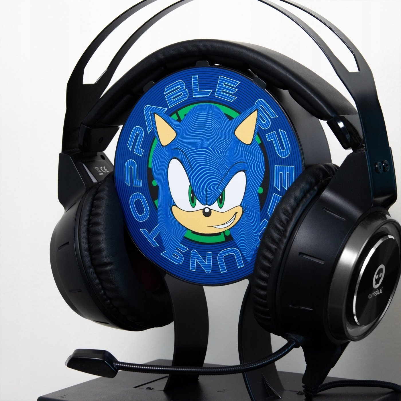 Organizues gaming Numskull Sonic the Hedgehog, 10 disqe, me mbajtëse kufjesh, shumëngjyrësh