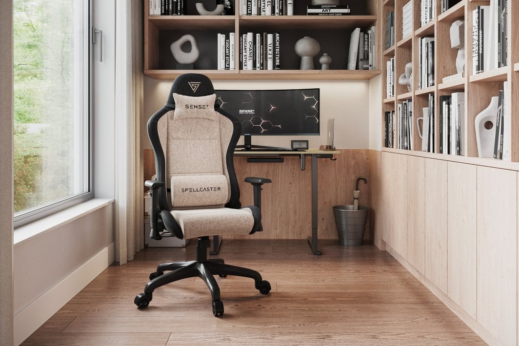 [OUTLET] Karrige SENSE7 Spellcaster FUKU, material, bezhë/ e zezë