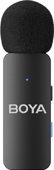 Mikrofon wireless lavalier BOYA BY-V4U, 4 kanale, për iPhone 15 dhe Type C