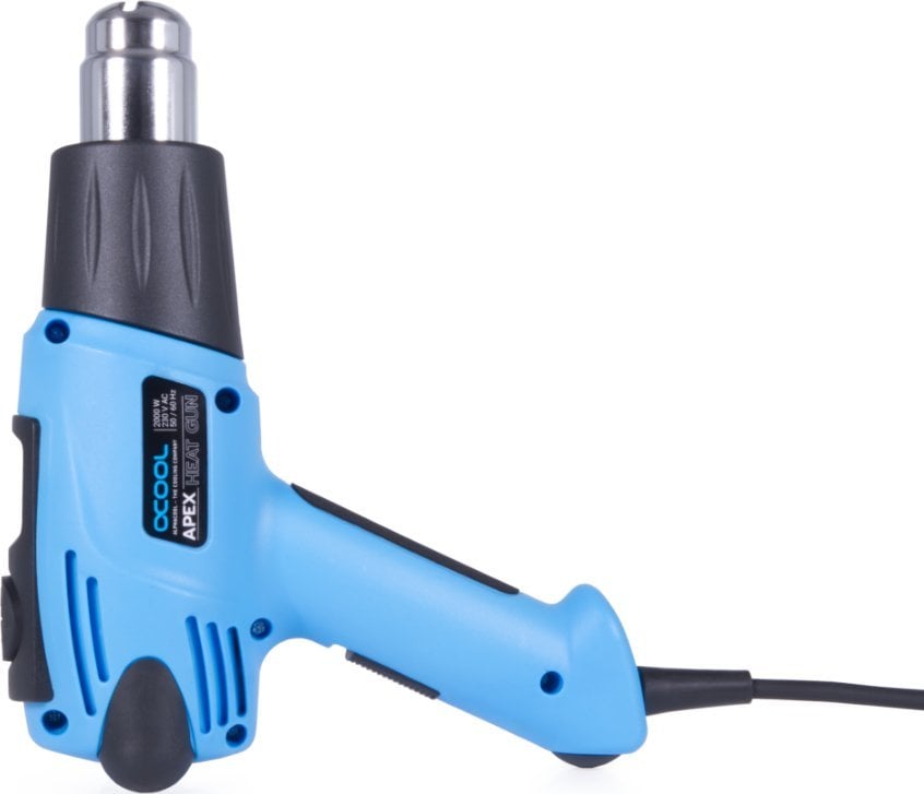 Pistoletë ajri i nxehtë Alphacool Apex, 2000W, ekran LCD, e zezë blu