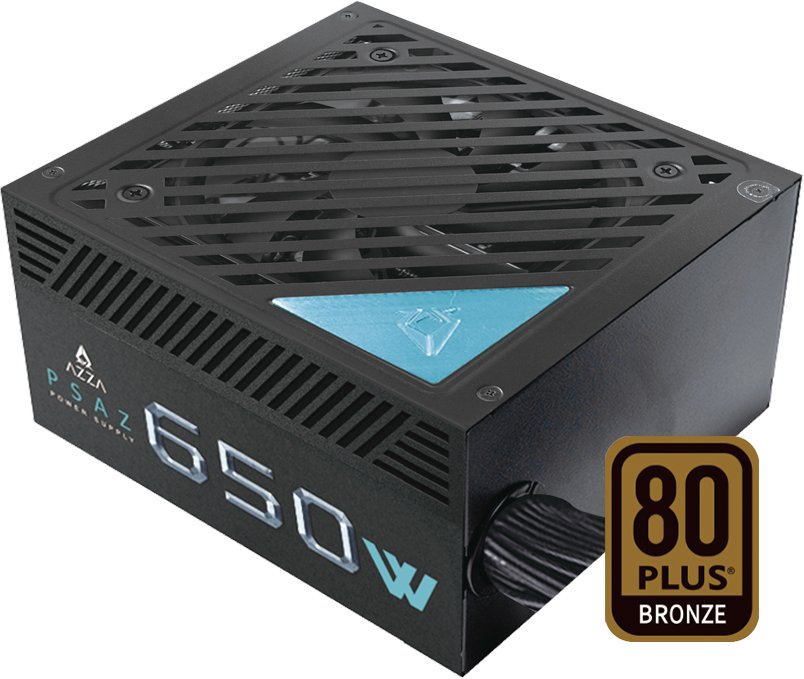 Furnizues energjie Azza 650W ATX3.1, 80+ Bronze, 120mm, i zi