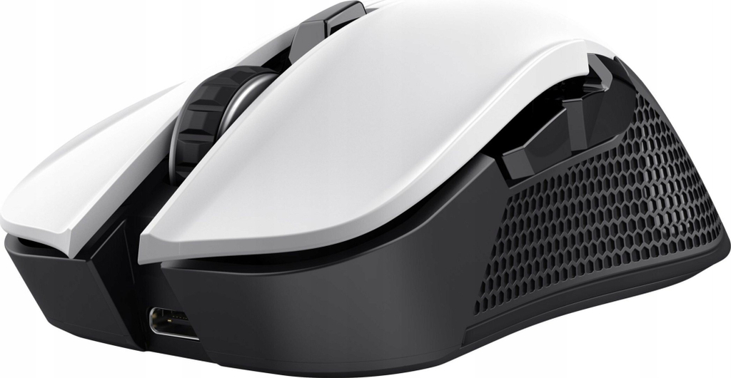 Mouse gaming Trust GXT 923W YBAR, wireless, 7200 DPI, i bardhë
